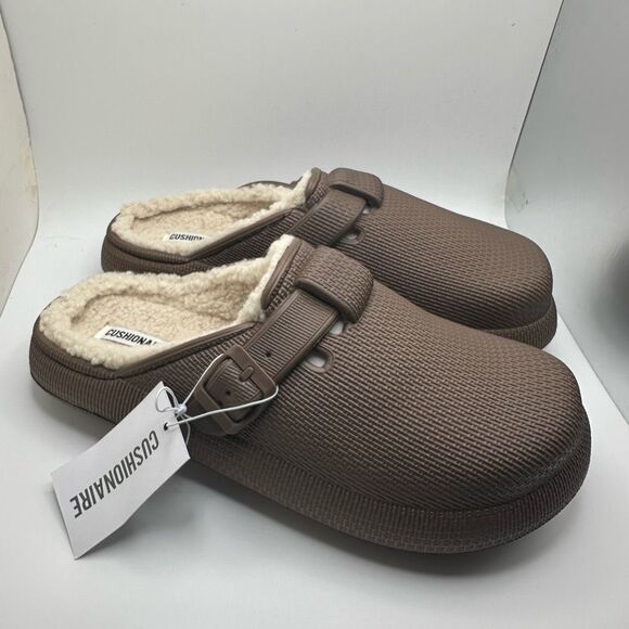 CUSHIONAIRE Women's Fable Cloud Recovery Clog with +Comfort 11 BROWN NEW - Picture 1 of 7